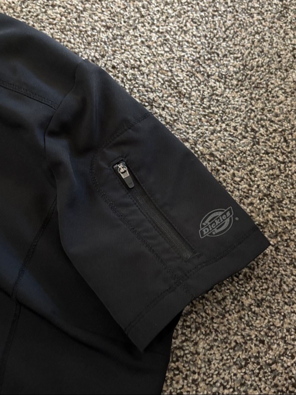 Dickies Dynamix Scrub > Top Women’s Black Stretchy Athletic Fit Size XL - Picture 3 of 8